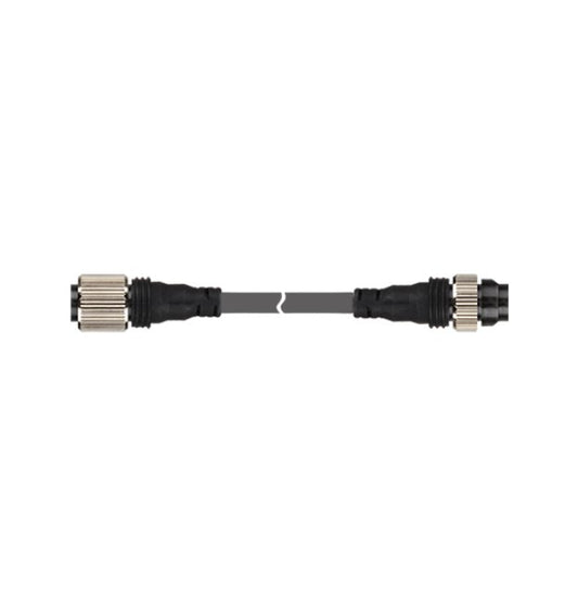 Oil-Resistant Power Connector Cable, M12 Female/Male, 3 Pin, 7m - Image 1