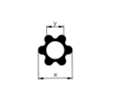 Daisy Borosilicate Glass Tubing Profile - 22mm x 11.5mm - Image 2
