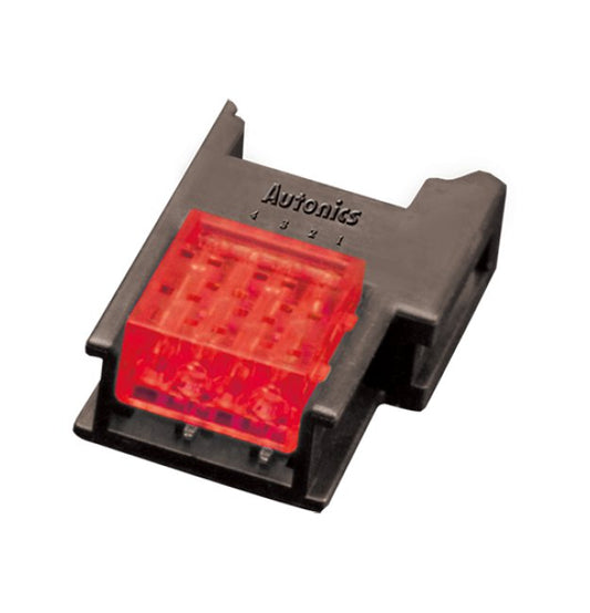 Red 4-Pin Wire Mount Socket Connector - Image 1