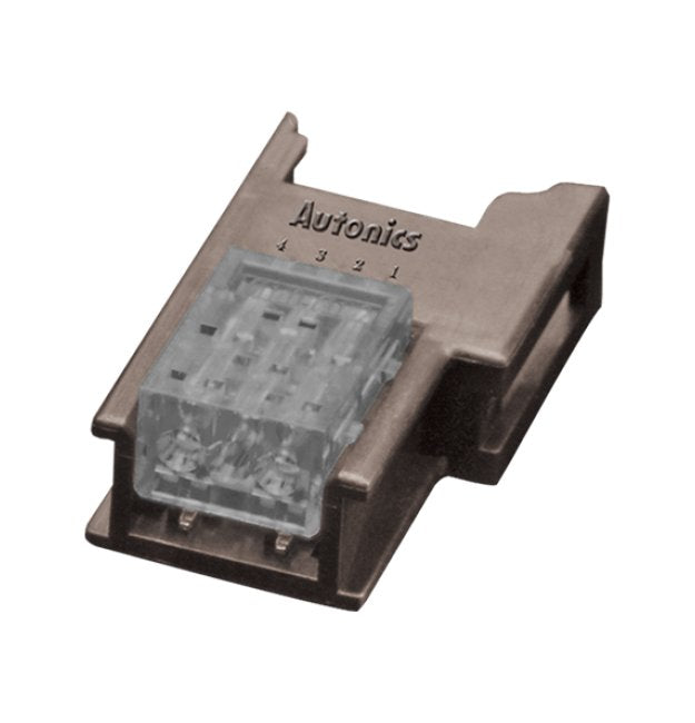 Gray 3-Pin Wire Mount Socket Connector - Image 1