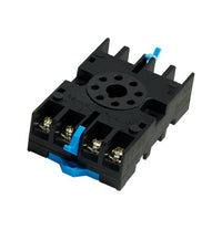 8-Pin Socket for Surface or DIN Rail Mounting with Clip
