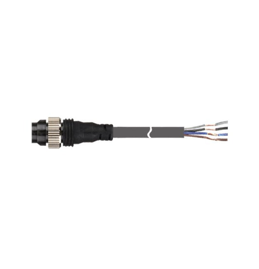 M12 Male Straight Connector Cable - Image 1