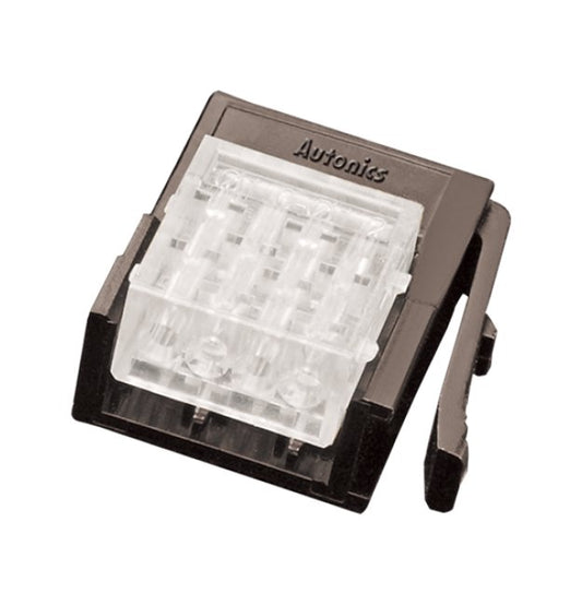 Transparent 4-Pin Wire Mount Plug Connector - Image 1