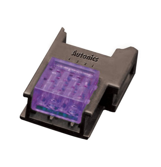 Violet 4-Pin Wire Mount Socket Connector - Image 1