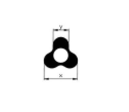 Iris Profile Tubing - Borosilicate Glass 3.3, 24mm x 10.5mm - Image 2