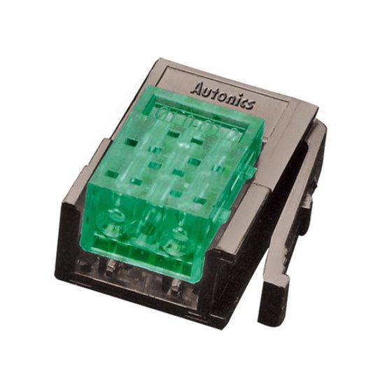 Green Wire Mount Plug Connector, 3-Pin, AWG20-22 - Image 1