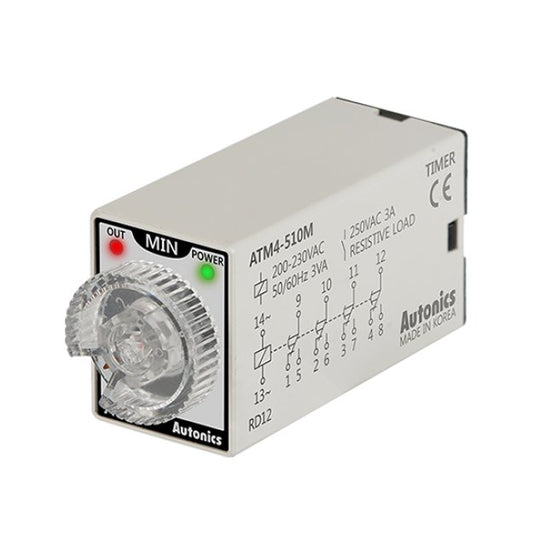 Autonics USA Miniature Analog Timer - 110V AC Voltage - Image 1