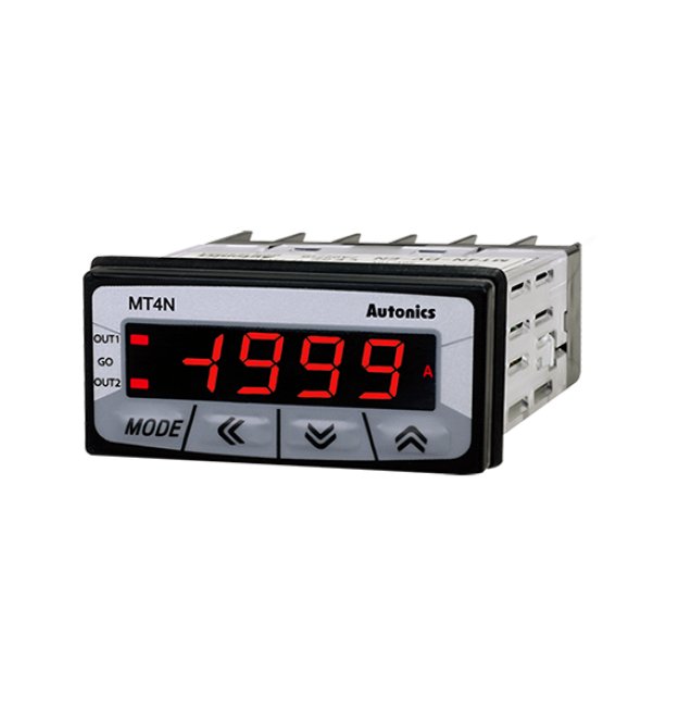 Autonics USA Digital Panel Meter 1/32 DIN LCD 4-Digit 0-5A Input - Image 1