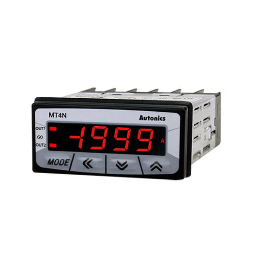 Autonics USA Digital Panel Meter 1/32 DIN LCD 4-Digit 0-5A Input - Image 1