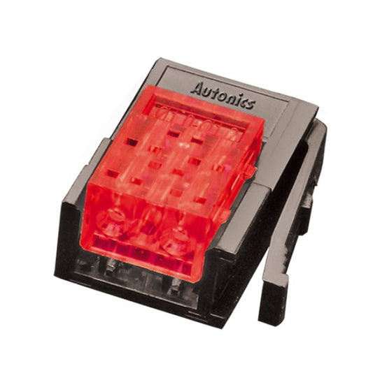 Red 3-Pin Wire Mount Plug Connector - Image 1