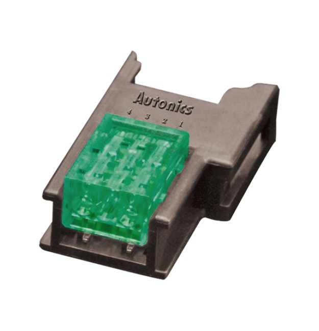Green 3-Pin Wire Mount Socket Connector - Image 1