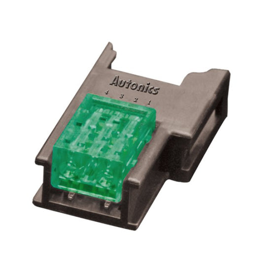 Green 3-Pin Wire Mount Socket Connector - Image 1