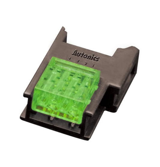 Yellow-Green 4-Pin Wire Mount Socket Connector - Image 1