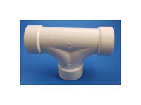 3-Inch PVC Drain, Waste, and Vent Tee Fitting