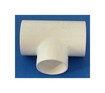 FlexPVC® 2 x 2 x 1.5 Inch PVC Reducing Tee Fitting - Image 1