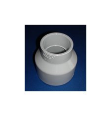 FlexPVC® 3 x 2.5 Inch PVC Coupling Fitting - Image 1