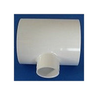6x6x2 PVC Reducing Tee Fitting