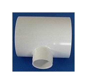 6x6x2 PVC Reducing Tee Fitting - Image 1