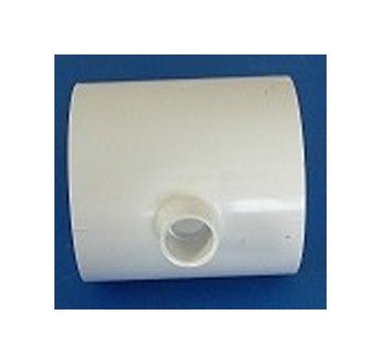 FlexPVC 4 x 4 x 3/4 Inch PVC Reducing Tee Fitting - Image 1