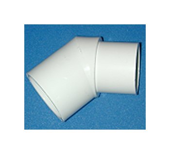 USA-Made 4-Inch 45° PVC Elbow - Image 1