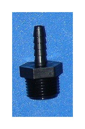 FlexPVC® 1/4 Inch PVC Barb Adapter Fitting - Image 1