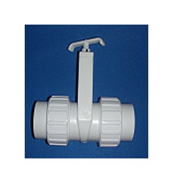 FlexPVC® 2 Inch PVC Gate Valve with Slip x Socket Connection - Image 1