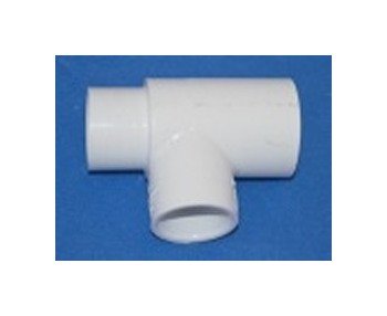 1-1/4 x 1 x 1 Inch PVC Reducing Tee Fitting - Image 1