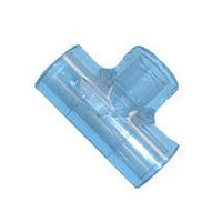 1 Inch PVC Clear Pipe Tee Fitting, Schedule 40, USA-Made