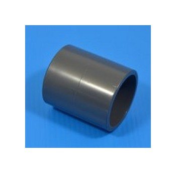 16mm PVC Metric Coupler (Swiss-Made DIN Compliant) - Image 1