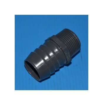 1-1/4 Inch PVC Industrial Barb/Insert Fitting - Image 1