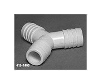 FlexPVC 3/4 Inch PVC Barb Wye - 120 Degree - Image 1