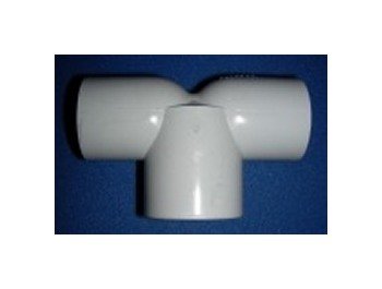 1.5 Inch PVC Bullhead Tee Fitting - Image 1