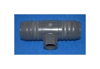 FlexPVC 1.5 Inch PVC Barb Tee Fitting - Image 1
