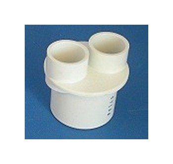 FlexPVC® 1.5in Input and 3/4in Output 2 Port PVC Distribution Wye - Image 1
