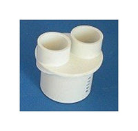 FlexPVC® 1.5in Input and 3/4in Output 2 Port PVC Distribution Wye