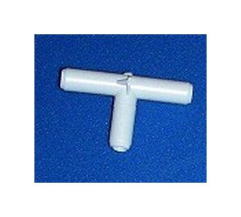 FlexPVC 3/8 Inch PVC Barb Tee Fitting - Image 1