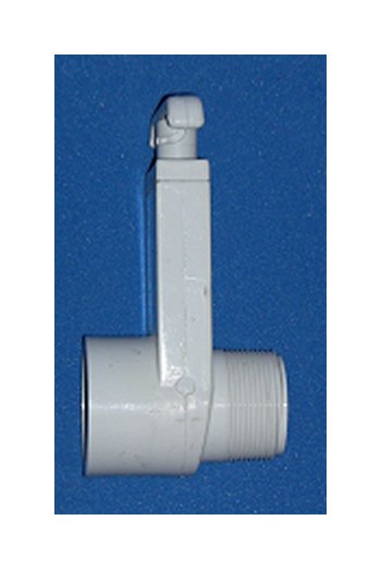 FlexPVC 1.5" MNPT x 1.5" FNPT PVC Gate Valve - Image 1