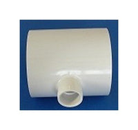 FlexPVC® 4 x 4 x 1 Inch PVC Reducing Tee Fitting