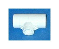 DURA 1/2" x 1/4" FNPT PVC Nozzle Tee Fitting