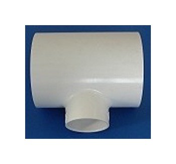 4x4x3 Inch PVC Reducing Tee Fitting - Image 1