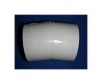 USA-Made 1-1/2 Inch PVC Elbow - 11 Degree Angle