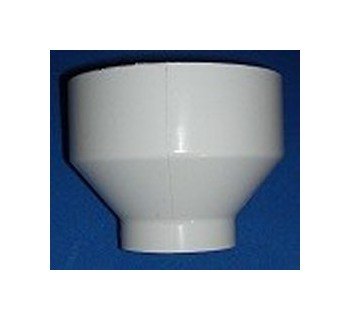 4-Inch PVC DWV Coupler with 2-Inch Slip Socket Connection - Image 1
