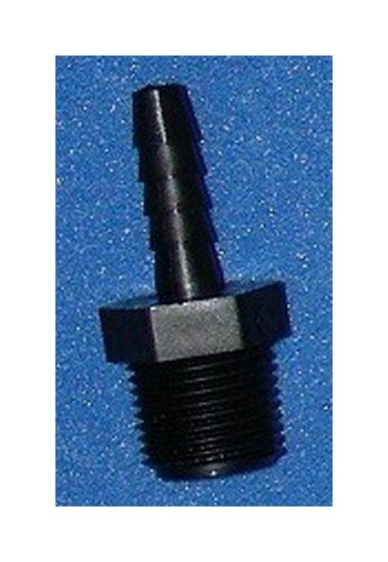 1/4 Inch PVC Barb Adapter Fitting - Image 1