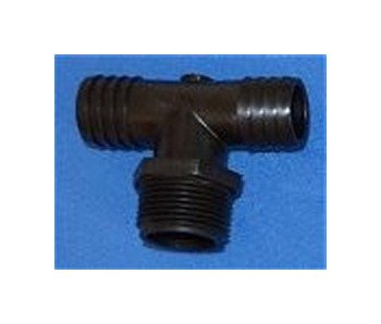 FlexPVC 1 Inch PVC Barb Tee Fitting - Image 1
