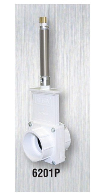 2 x 2 Inch PVC Slip Gate Valve with Pneumatic Actuator - Image 1