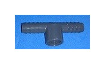1 Inch PVC Barb Tee Fitting - Image 1