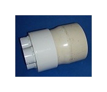 6" PVC Distribution Wye with 3 Ports - 6" Input, 2" Output - Image 1