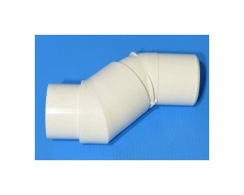 FlexPVC Dogleg Elbow - 4.625" Width, 1.875" Offset PVC Fitting - Image 1