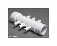 FlexPVC 1 Inch PVC Manifold with 3/8 Inch Barb Size