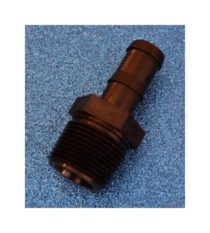 3/4 Inch PVC Industrial Barb Adapter Fitting - Image 1